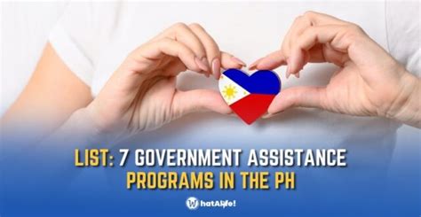 financial assistance philippines|LIST: 7 Government Assistance Programs in the Philippines.